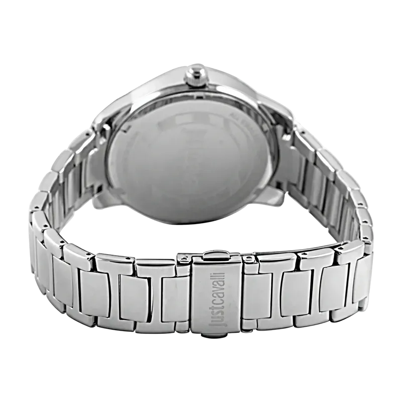 Shiny Crystals Quartz Silver 26mm