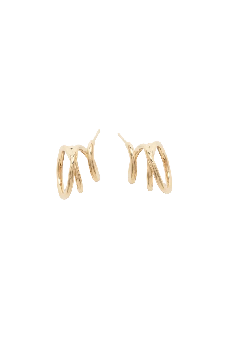 Flow - Recycled Gold Vermeil Earrings