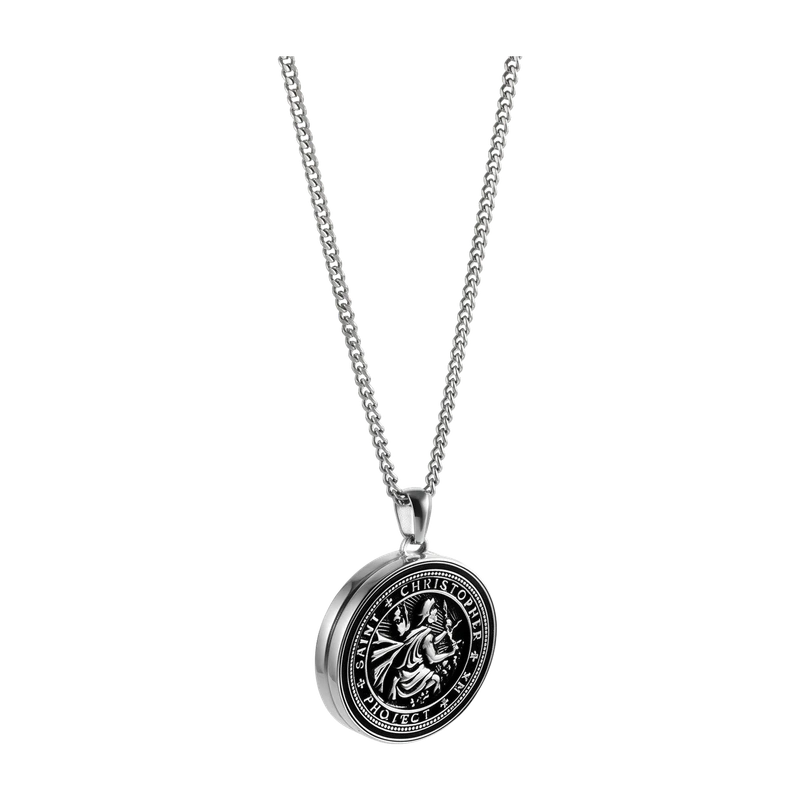 St. Christopher Pendant - Sterling Silver