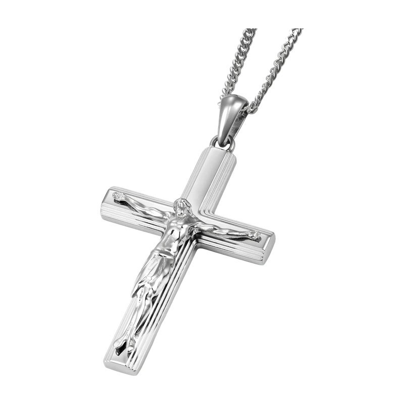 Crucifix Pendant - Silver