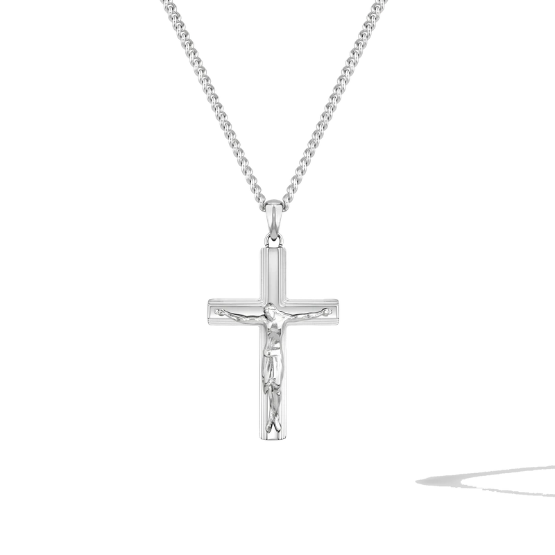 Crucifix Pendant - Silver