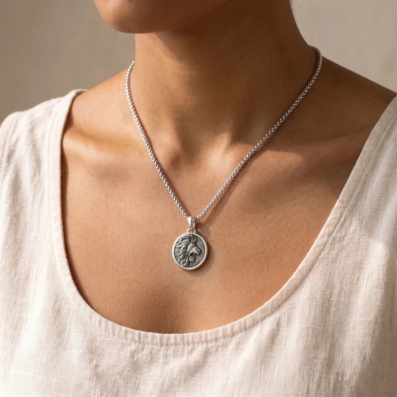 Built Different: The Lion - Sterling Silver