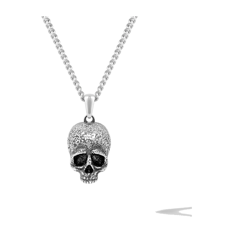 Memento Mori Pendant - Sterling Silver