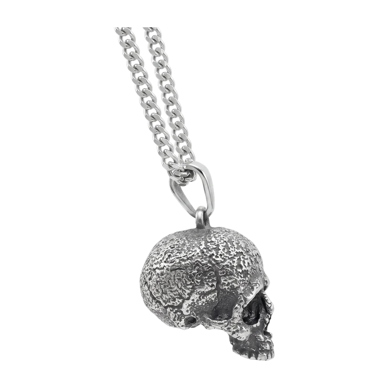 Memento Mori Pendant - Sterling Silver