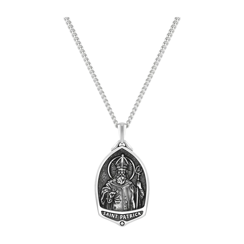 St. Patrick Pendant - Sterling Silver