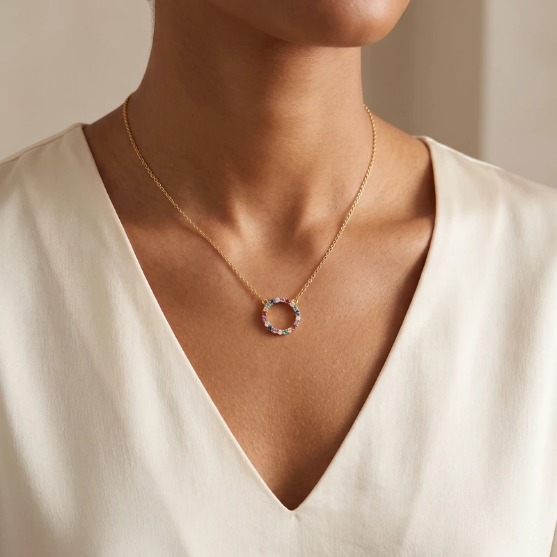 Biella Grande Necklace Gold
