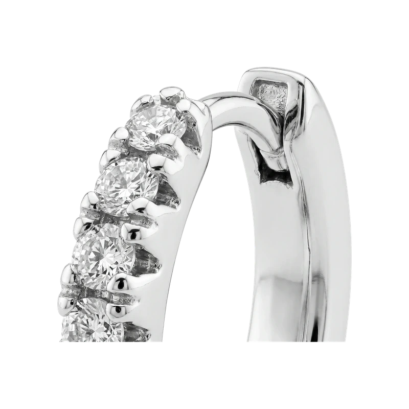 Ellera Grande Earrings White