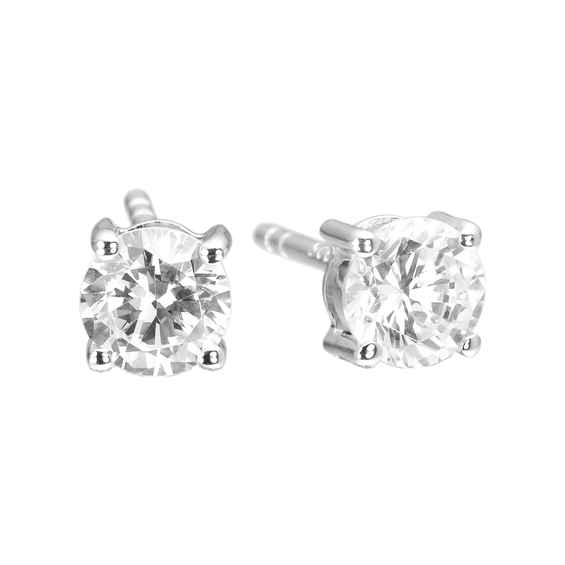 Princess Round Earrings