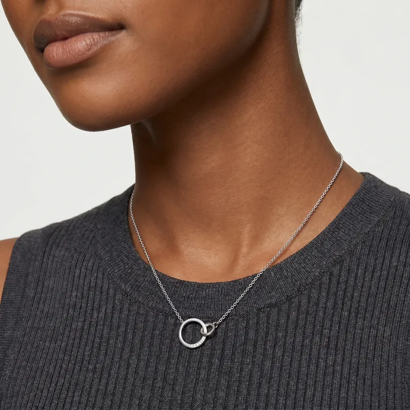 Kariana Silver-Tone Crystal Pendant Necklace