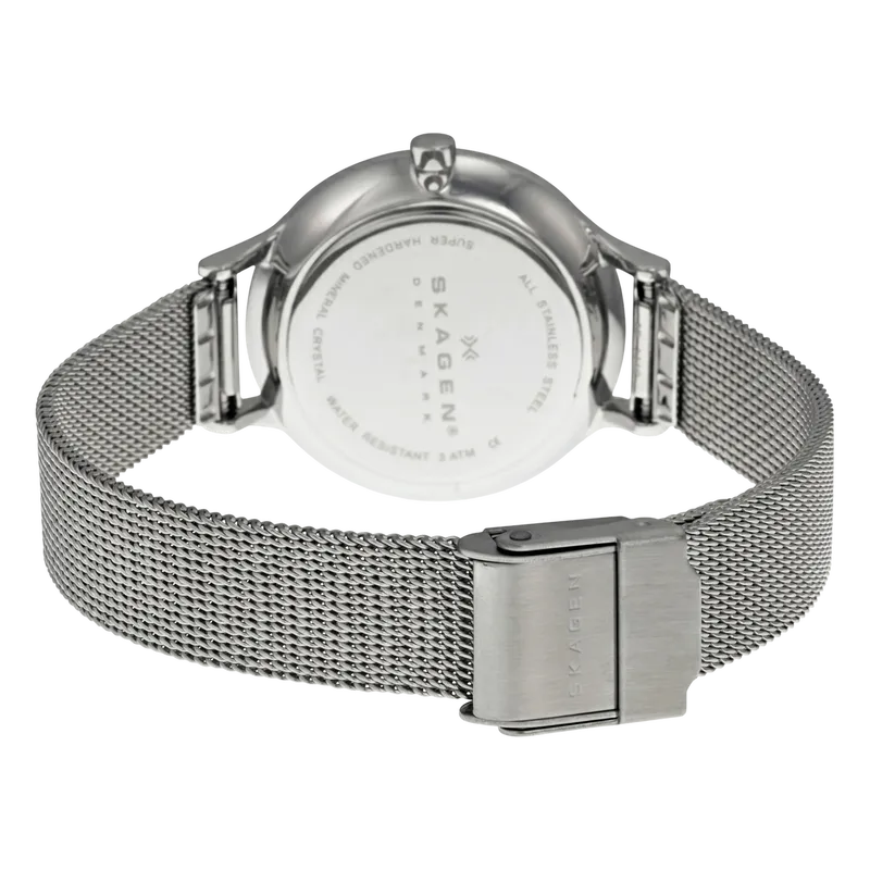 Anita Lille Steel Mesh Watch Silver
