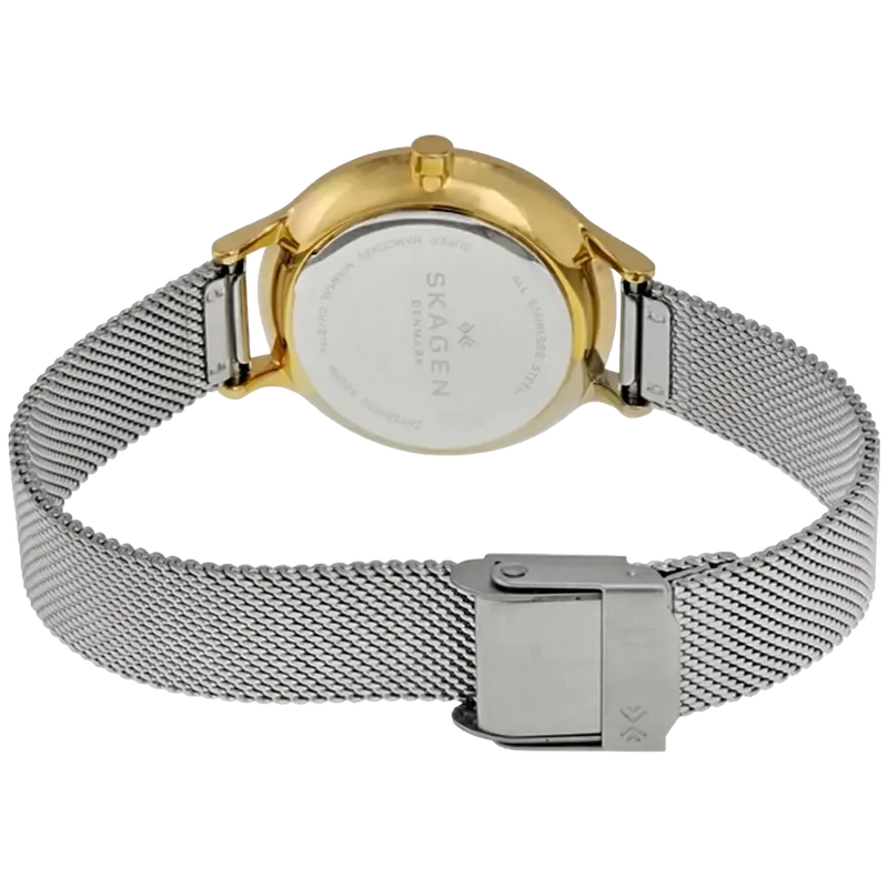 Anita Lille Two-Tone Steel Mesh Watch