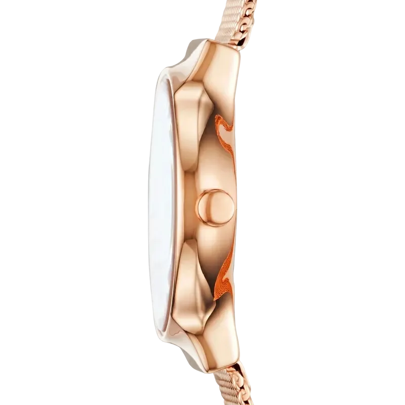 Freja Lille Rose Gold-Tone Steel Mesh Watch Rose Gold