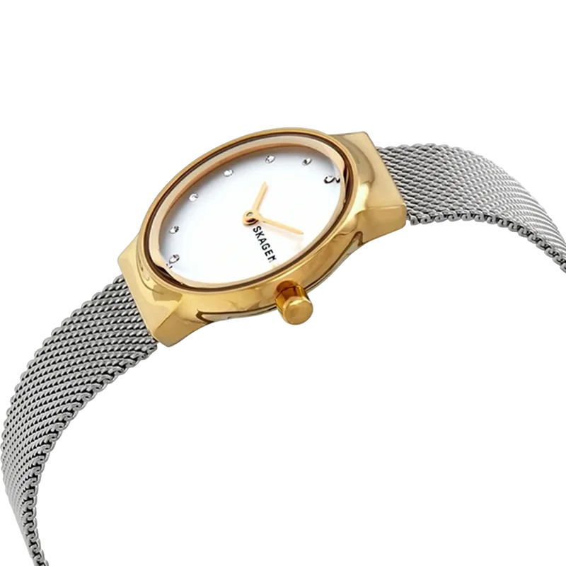 Freja Lille Two-Tone Steel Mesh Watch