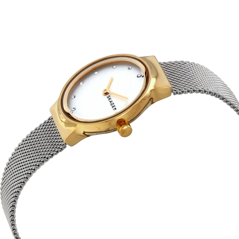 Freja Lille Two-Tone Steel Mesh Watch