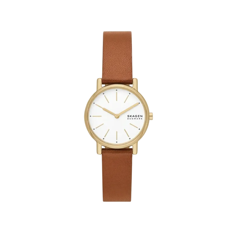 Signatur Lille Two-Hand Brown Leather Watch