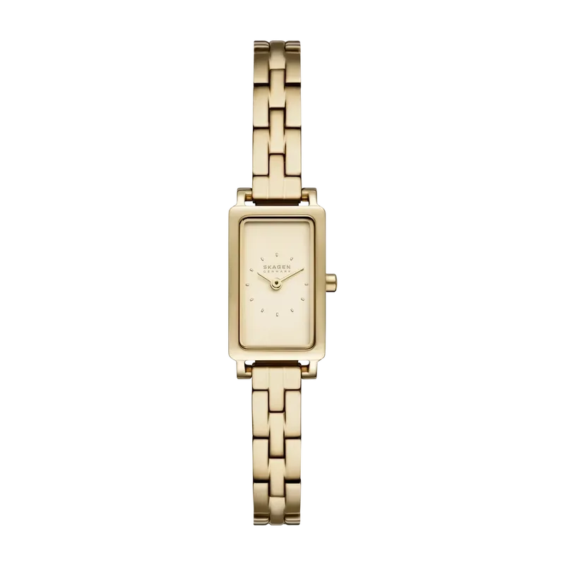Hagen Micro Two-Hand Gold Stainless Steel Watch Gold