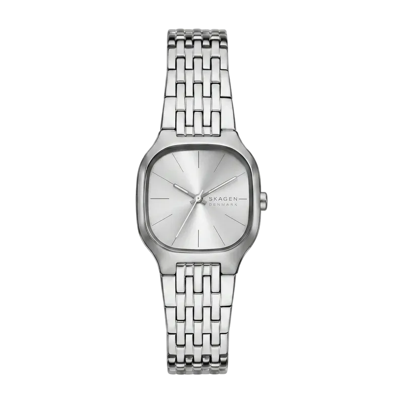 Mellem Lille Three-Hand Silver Stainless Steel Watch Silver