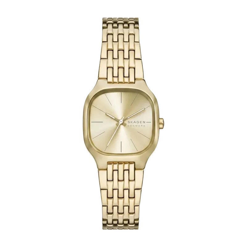 Mellem Lille Three-Hand Gold Stainless Steel Watch