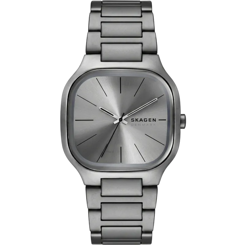 Mellem Three-Hand Grey Stainless Steel Watch