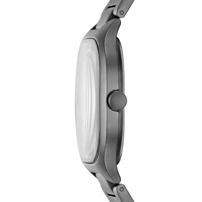 Mellem Three-Hand Grey Stainless Steel Watch