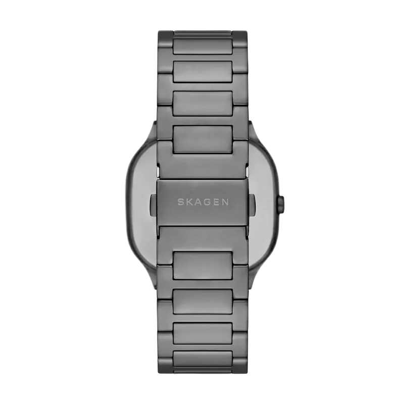 Mellem Three-Hand Grey Stainless Steel Watch