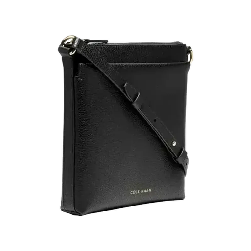 Emily Leather Crossbody Black