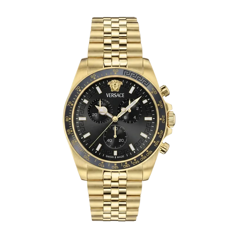Greca Chrono Wave Black